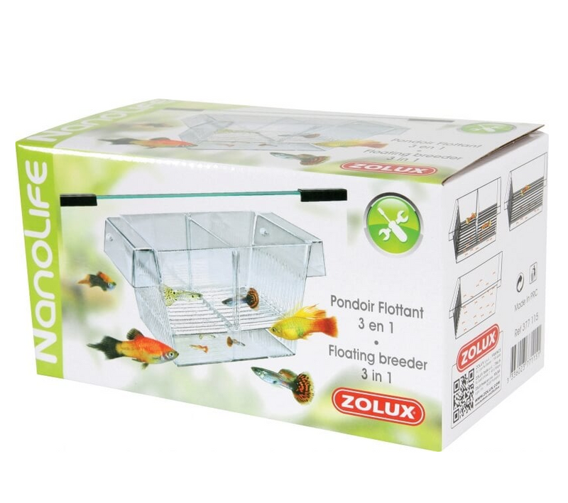 Load image into Gallery viewer, Zolux Plastic Breeding Trap - Floating with Dividers
