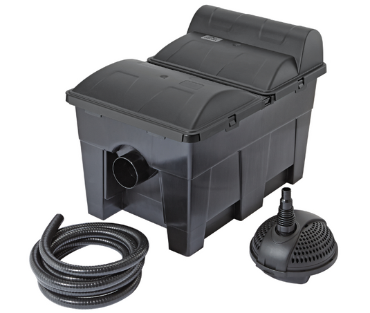 Pontec MultiClear Set 15000 - Filtro a Flusso Continuo con UVC e Pompa per Laghetti fino a 15.000 L