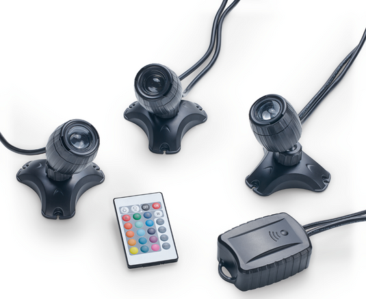 Pontec PondoStar LED RGBW Set 3 - Pond and Garden Spotlights