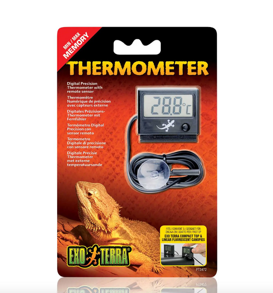 Exo Terra Digital Thermometer - Termometro Digitale di Precisione con Sonda