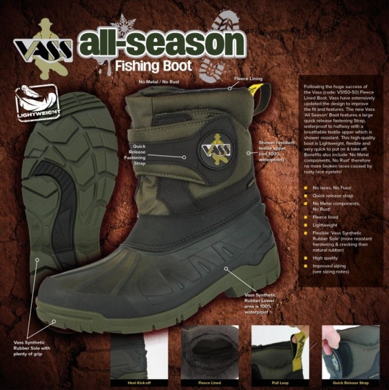 Load image into Gallery viewer, Vass 'All-Season' Fishing Boot
