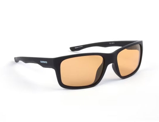 Shimano Aspire Matte Black - Occhiali da Sole Polarizzati Giallo