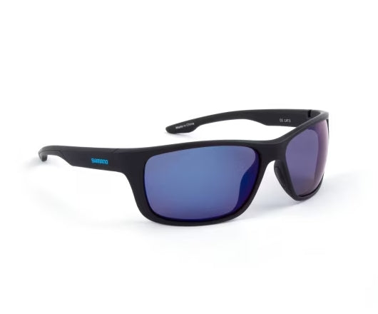 Shimano Antares Matte Black - Occhiali da Sole Polarizzati Blu