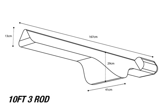 Nash Subterfuge Hi Protect Rod Skin 3 Canne - Fodero Porta Canne
