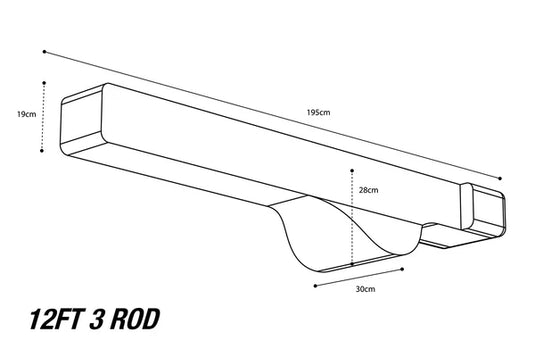 Nash Subterfuge Soft Protect Rod Skin - Porta Canne Imbottito 3 Canne