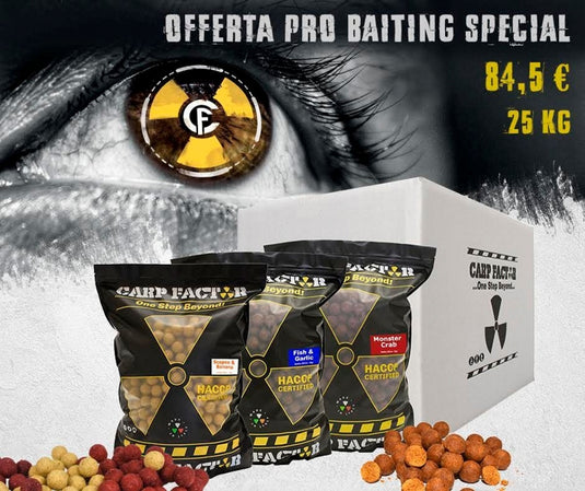 Carp Factor 25kg Pro Baiting Special Boilies Offer