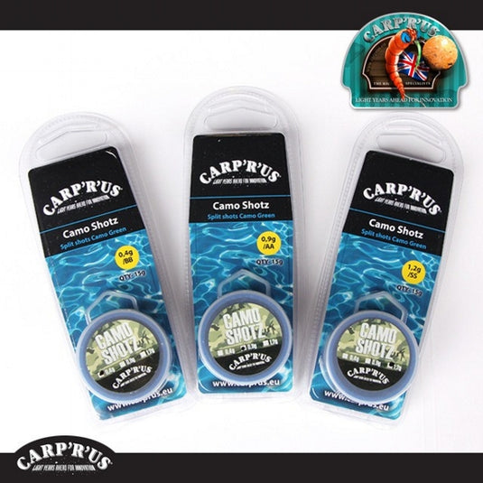Carp'r'us Camo Shotz - Green - 0.40g - 0.90g - 1.20g
