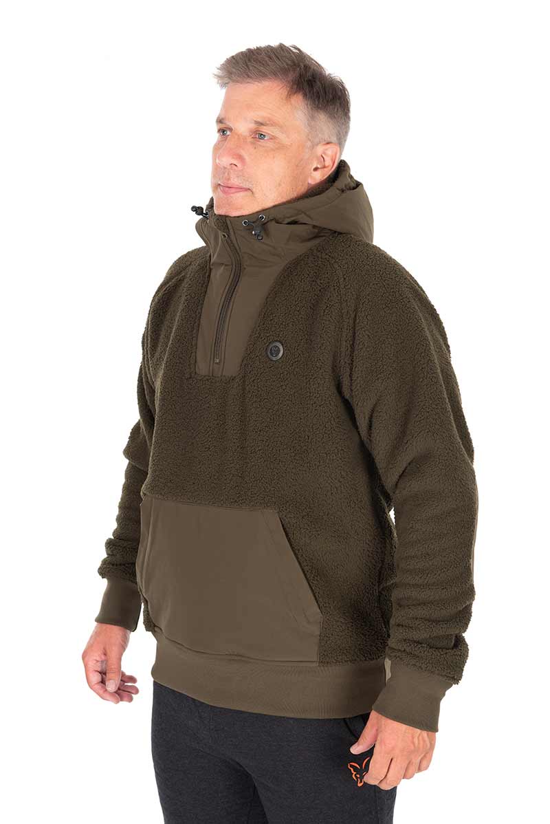 Chargez l'image dans la visionneuse de la galerie, Veste hybride Fox Olive Sherpa
