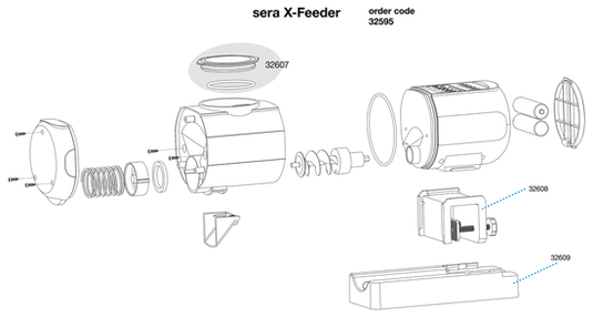 Sera X-Feeder - Distributeur automatique de nourriture pour aquarium