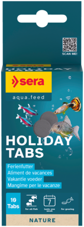Sera Holiday Tabs - Aliment pour Vacances 1 Semaine