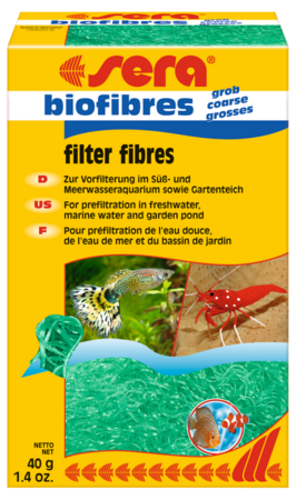 Sera Biofibres Grosses 40g - Matériau Filtrant pour Préfiltration Mécanique