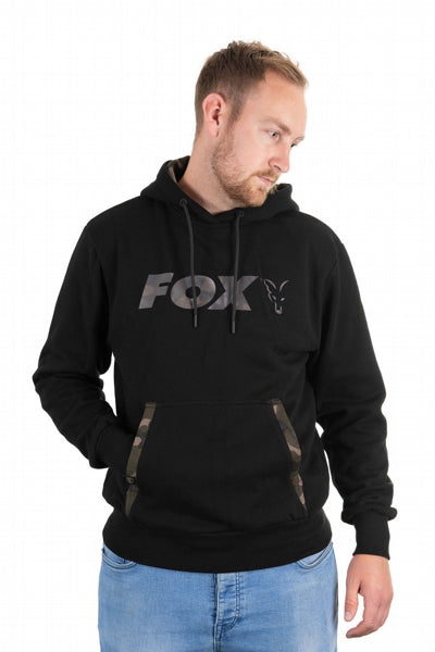 Fox Black/Camo Print Hoody