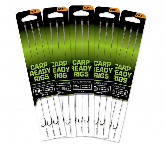 Fox Carp Ready Rigs - X3 Wide Gape