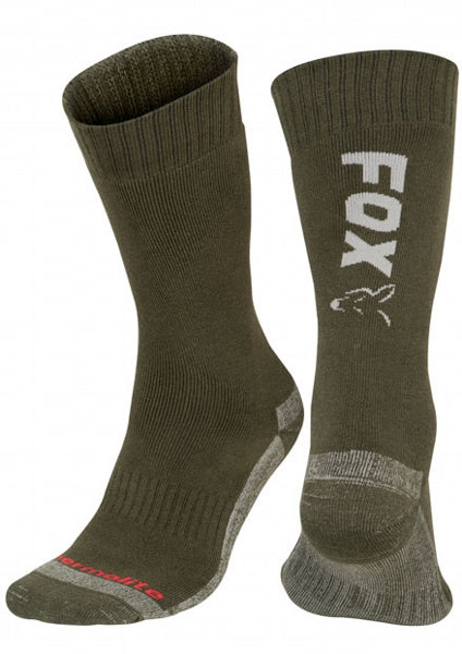 FOX GREEN/SILVER THERMAL SOCK