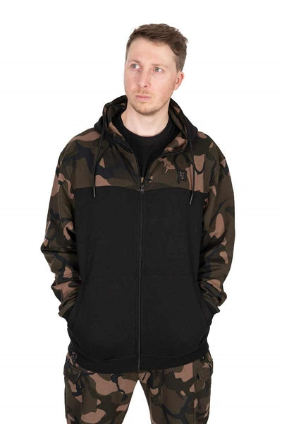 Carica immagine in Galleria Viewer, Fox Lw Black/Camo Split Zip Hoody
