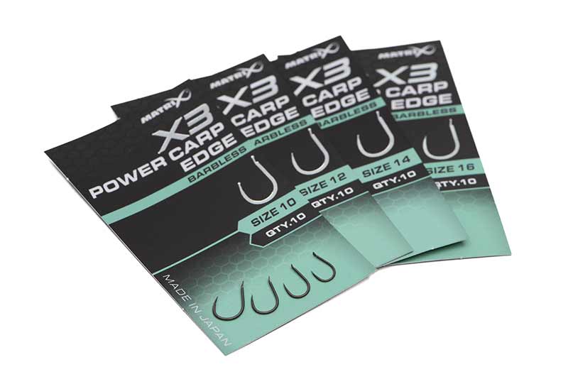 Laden Sie das Bild in Galerie -Viewer, Matrix X3 - Power Carp Edge Hooks Barbless Spade
