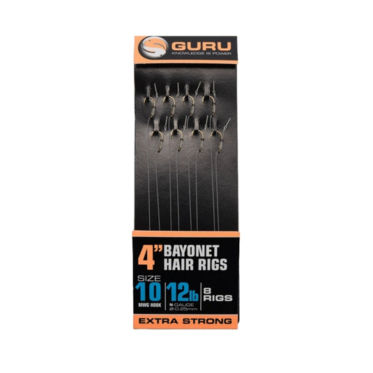 Bas de ligne montés Guru MWG Bayonet Ready Rigs 10cm