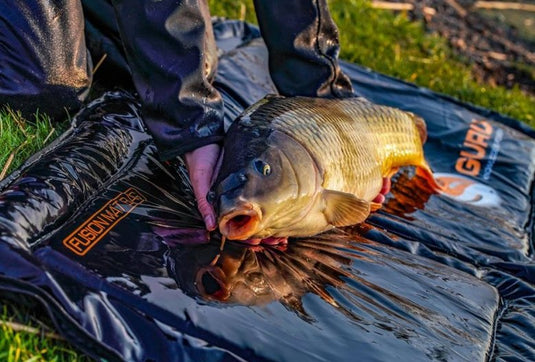 Guru Fusion Black Mat Bag - Materassino da Slamatura con Tasca 122cm
