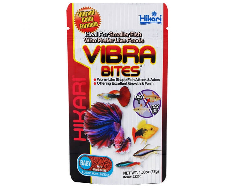 Carica immagine in Galleria Viewer, Hikari Vibra Bites Baby - Stick Simil-Verme per Pesci Tropicali Piccoli
