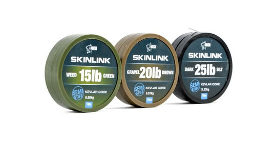 Kevin Nash Skinlink Semi-Stiff - Braided Hooklink 25lb 10m