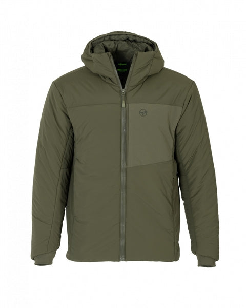 Veste Korda matelassée à capuche Dark Olive
