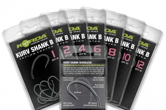 Load image into Gallery viewer, Korda Kurv Shank Barbless - Barbless
