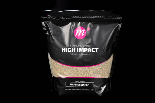 Mainline Hi Impact Groundbait Hempseed Mix 2kg