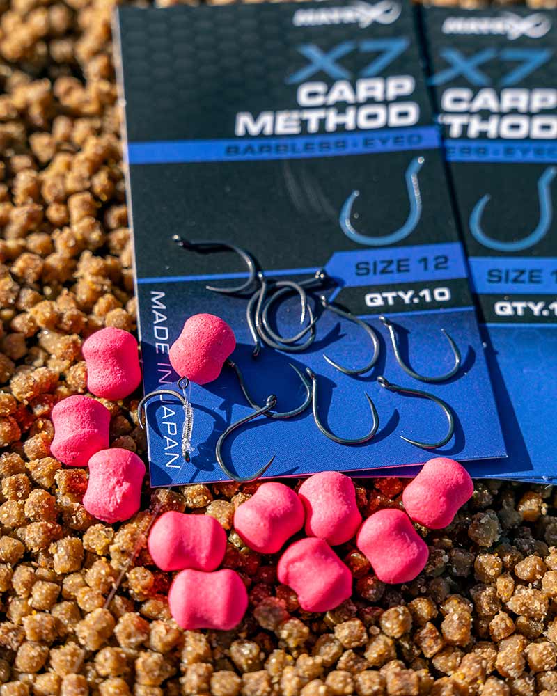 Chargez l'image dans la visionneuse de la galerie, Matrix X7 - Carp Method Hooks Barbless Eyed
