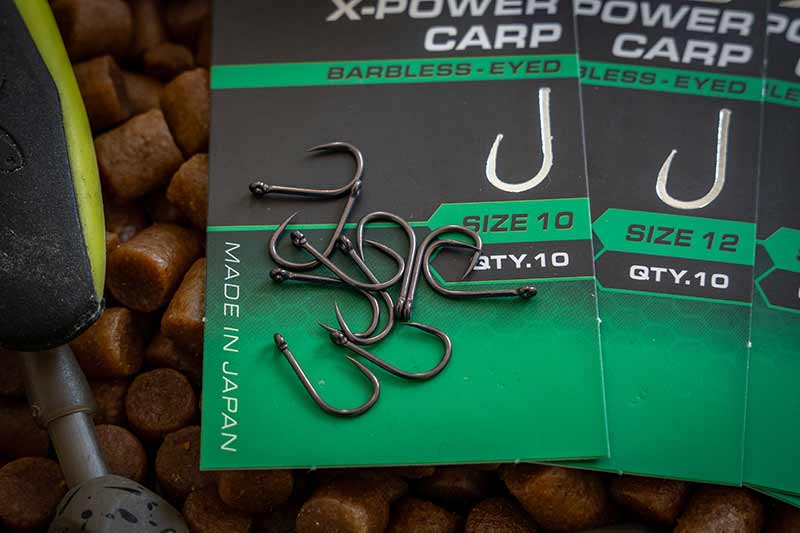 Chargez l'image dans la visionneuse de la galerie, Matrix X8 - X-Power Carp Hooks Barbless Eyed
