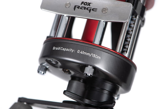 Fox Rage Prism X Round Baitcaster - Mulinello da Casting per Big Bait