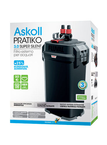 Askoll Pratiko 300 3.0 Super Silent - Filtre Externe pour Aquariums