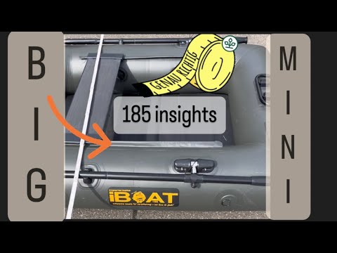 Laden und spielen Sie Video in Galerie -Viewer, iBoat 185 GEN5 Superlight - Carbon Black - Gommone da bagagliaio
