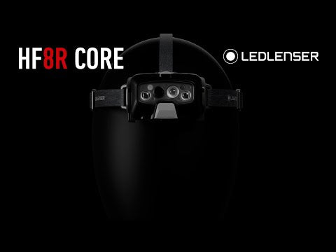 Laden und spielen Sie Video in Galerie -Viewer, Ledlenser HF8R Core - Lampada Frontale Professionale con Tecnologia Adaptive Light Beam
