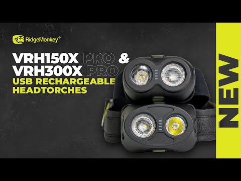 Carica e riproduci video in Gallery Viewer, Ridge Monkey VRH150X Pro Usb Rechargeable Headtorch
