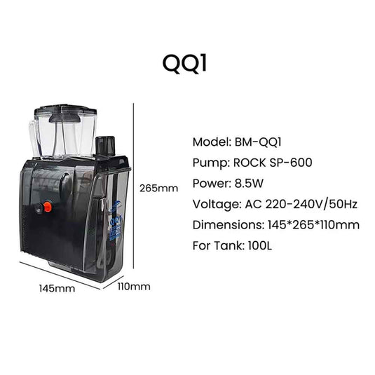 Bubble Magus QQ1 - Schiumatoio Hang-On Nanoreef fino a 100 L