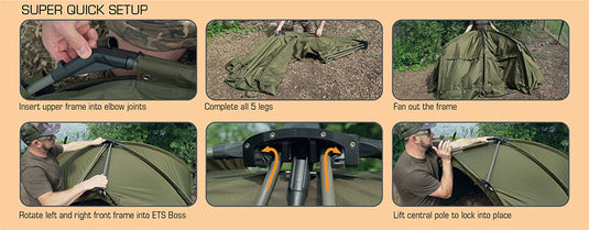 BUNDLE Fox Frontier XD + Inner Dome (Capsula Interna) + Camo Mozzy Mesh + Overwrap (Sovratelo)
